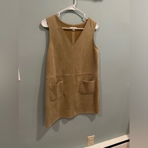 Suede Mini Dress